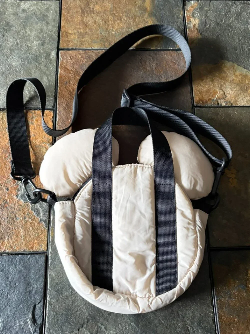 Zara x Disney Mickey Mouse quilted puffer crossbody bag